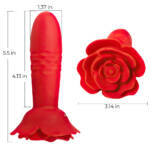 Plug Anal em Silicone com LED 10 Modos de Vibração com Controle Sem Fio