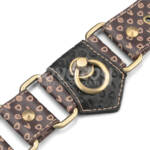 Algemas em Couro com Detalhes – Rebellion Reign Handcuffs