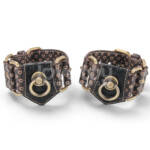 Algemas em Couro com Detalhes – Rebellion Reign Handcuffs