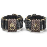 Algemas de Tornozelo em Couro com Detalhes – Rebellion Reign Ankle Cuffs