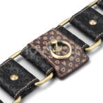 Algemas de Tornozelo em Couro com Detalhes – Rebellion Reign Ankle Cuffs