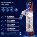 Bomba Peniana Elétrica Recarregável com Painel em LCD