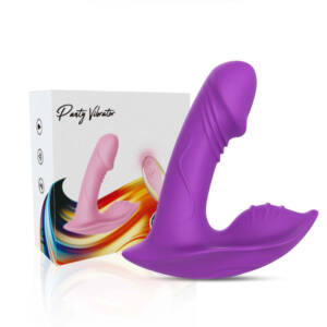 Vibrador Ponto G com Estimulador Clitoriano e Controle Remoto