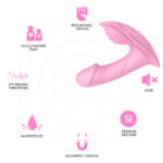 Vibrador Ponto G com Estimulador Clitoriano e Controle Remoto