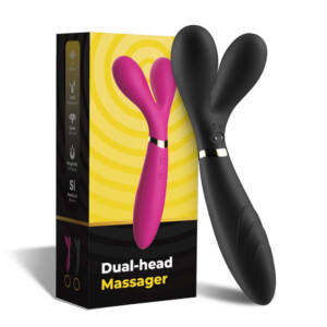 Vibrador Duplo com 3 Motores – Dual Head Massager