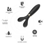 Vibrador Duplo com 3 Motores – Dual Head Massager