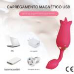 Vibrador Duplo com 10 Modos de Estimulação