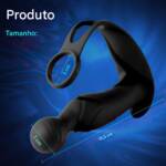 Estimulador de Próstata 10 Modos de Vibração e Rotação com Controle Remoto