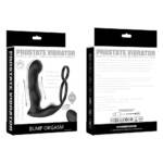 Estimulador de Próstata com 9 Modos de Vibração, Rotação e Batidinhas com Controle Remoto