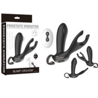 Estimulador de Próstata com 10 Modos de Vibração + 10 Modos de Batidinhas e Controle Remoto