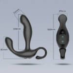 Estimulador de Próstata com 10 Modos de Vibração – Controle Remoto