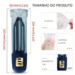 Double Bliss – Bomba Peniana com Estimulação Dupla com Tecnologia Maglev e Aquecimento