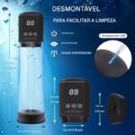 Maximus Dual Action – Bomba Peniana Automática com Sucção e Vibração 2 em 1