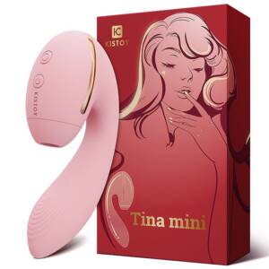 Tina Mini KissToy – Massageador de Clitóris com Pulsação e Vibração