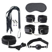 Kit Ritual Sado – Coleção Completa Bondage & Impacto com 7 Peças