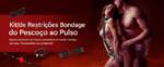 Kit Dominance Sado – Conjunto de Contenção de Pescoço, Pulso e Estímulo BDSM