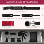 Kit Master Bondage – Conjunto de Restrição para Cama com 6 Peças