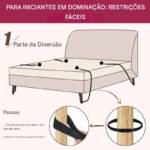 Kit Master Bondage – Conjunto de Restrição para Cama com 6 Peças