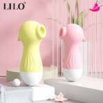 Kit Prazer & Cuidado – Sugador de Clitóris + Vibrador + Limpa Toys Intt + Gel Sedenta