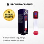 Bomba Peniana Automática Recarregável com Painel em LCD e 8 Modos de Intensidades