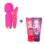 Kit Exploração Suprema – Vibrador + Sugador + 2 Lubrificantes