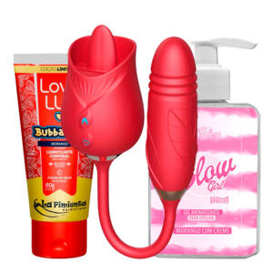 Kit Dose de Prazer – Vibrações, Beijos + Sensações Sem Filtro