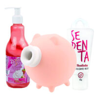 Kit Ela por Ela – Sugador Porquinho + Body Girl + Sedenta