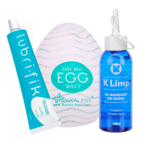 Kit Prazer Masculino – Egg, Lubrificante + Higienizador