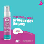Kit Prazer & Cuidado – Sugador de Clitóris + Vibrador + Limpa Toys Intt + Gel Sedenta