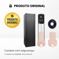 Maximus Dual Action – Bomba Peniana Automática com Sucção e Vibração 2 em 1