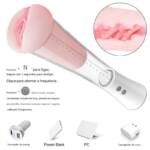 Max Kit S-Hande - Bomba Peniana Elétrica com 9 Modos de Vibração