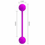 Kegel Ball 3 Pretty Love - Bolas de Pompoarismo Silicone Aveludado