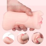 Masturbador Dual Experience S-Hande - Vagina e Boca com Textura Realística