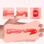 Masturbador Cyberskin em Formato de Vagina e Boca - S-Hande