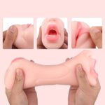 Masturbador Dual Experience S-Hande - Vagina e Boca com Textura Realística
