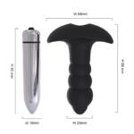 Plug Anal Bubble S-Hande - Vibrador Bullet Removível