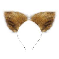 Kit Petplay Fox - Plug Anal com Cauda e Tiara de Orelhas