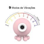 Octopi S-Hande - Vibrador de Clitóris com Pulsação Recarregavél