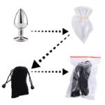 Plug Anal Metal Iron - Aço Inoxidável Premium Tamanho M