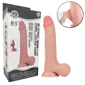 Dual Density 24,5cm x 4,5cm – Prótese Realista TPE