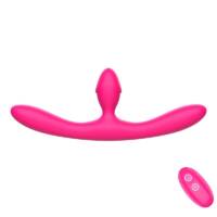 VibeLink-RCT - Vibrador Strapless Ponto G Duplo com Controle Remoto