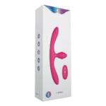VibeLink-RCT - Vibrador Strapless Ponto G Duplo com Controle Remoto