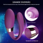 Vibrador de Casal Crypl - Controle Remoto e 7 Modos de Prazer
