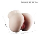 Masturbador Meio Corpo Cyberskin – Vagina e Ânus (1kg)