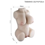 Masturbador Realístico Meio Corpo – Seios e Glúteos