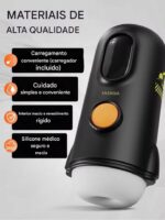 Masturbador Interativo Power - Formato Lanterna com Controle via App