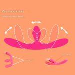 VibeLink-RCT - Vibrador Strapless Ponto G Duplo com Controle Remoto