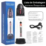 Smart Pump - Bomba Peniana Recarregável com 4 Modos de Sucção