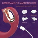 Selene S-Hande - Vibrador de Ponto G e Clitóris com Pulsações