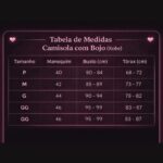 Camisola Rendada com Bojo Coleção Esplendor My Fábrica